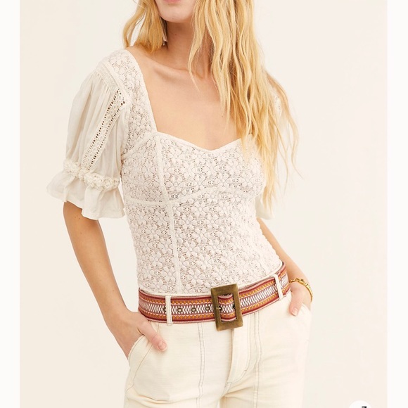 Free People Spring Fling Top NWOT - Picture 1 of 2